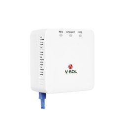 V-SOL V2801-SC ONU/ONT Bridge EPON/GPON con 1 Puerto SC/UPC + 1 Puerto LAN Gigabit + Roseta Incluida
