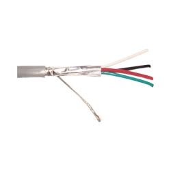 VIAKON 9274 Cable 4 x 18 AWG / Blindado / 305 Metros (1000 Pies) / Riser / UL / Color Gris / Hecho en Mexico