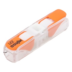 WAGO 221-2401: conector de empalme en línea de 2 conductores, CAGE CLAMP® con palancas, 4 mm² - Img 5