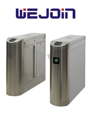 WEJOIN WJN0910009 WEJOIN WJTYH101SP - Barreras Peatonal Flap Barrier Bidireccional con Aletas de Acrilico 3 Millones de Ciclos pase 25 - 35 por minuto Compatible con Controles de Acceso