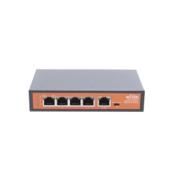 WI-TEK WIPE51G Extensor PoE / Entrada hasta 90 W / 4 puertos Gigabit PoE salida 802.3 af/at / Extensor PoE hasta 250 m / No administrable