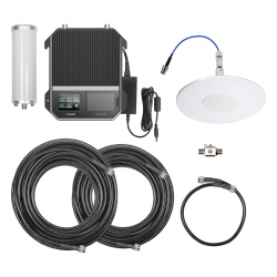 WilsonPRO / weBoost 531-047 Kit Amplificador Office 200 para 2G 3G y 4G / Mejora llamadas convencionales y VoLTE / Amplifica senal de TELCEL AT&T y MOVISTAR / Cubre hasta 400 m² con una antena y hast - Img 2