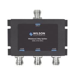WilsonPRO / weBoost 859-980 Divisor de 3 salidas 50 Ohm 700-2700MHz conector N-Hembra