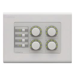 YAMAHA DCP4V4S Panel de Control Digital | 4 Perillas | 4 Switches Configurables | Compatible con Procesadores Serie MA PA y MTX