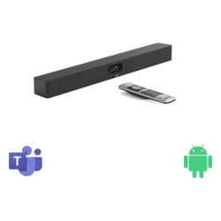 YEALINK A40-010 Barra de Videoconferencia Yealink A40 para Salas Medianas con Android 13 Integrado para Microsoft Teams - No Requiere PC - Incluye Control Remoto - Img 1