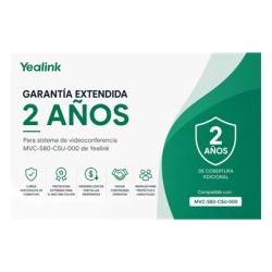 YEALINK MVCS80-C5U-000-AMS-2YEAR Garantia Extendida de 2 Anos para Sistemas de Videoconferencia MVC-S80-C5U-000 de Yealink