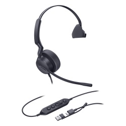 YEALINK UH42-MONO-TEAMS-USB-C/A Diadema Alambrica Yealink UH42 Mono con Audio HD y Conectividad USB-C/A Certificada con Microsoft Teams