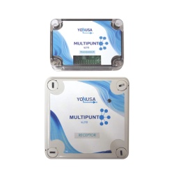 YONUSA KL110 KIT Transmisor / Receptor Inalambrico para KLT110 / 1 KM Linea de Vista / Multi-Punto Soporta 10 Equipos