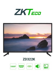 ZKTECO ZKT0520007 ZKTECO ZD322K - Pantalla LED FHD Profesional de 32 pulgadas / Resolucion 1920 x 1080 / 1 Entrada de video HDMI y 1 VGA / Altavoces Incorporados / Angulo de Vision Horizontal 170 / D