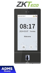 ZKTECO ZKT6670011 ZKTECO SenseFace 7A - Control de acceso y asistencia para 10 000 rostros / 10 000 huellas / 50 000 tarjetas de 125kHz / TCP/IP / IP65 / 1 Relevador / Compatible con Software Gratuito