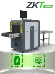 ZKTECO ZTA458002 ZKTECO ZKX5030A - Maquina de Rayos X con energia simple tunel para equipaje de 50 x 30 cm y capacitacion en sitio incluida.