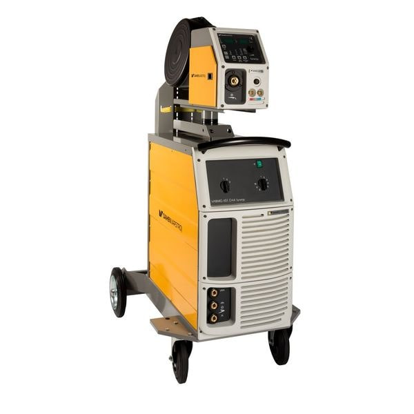 Welding machine Varmig Synergy 451 D44 (W), MIG/MAG welding, gas shielding, for structural steel/CrNi steel/aluminum.