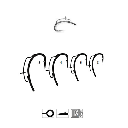 210 Boîtes De Crochets Carpe Mustad Sans Barbelé – Tailles 2/4/6/8 – Lot Pro