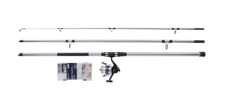 SET LANSETA SHAKESPEARE SALT SURF SLAYER 14FT/4.20M 100-200G 3SEC + MULINETA 7000