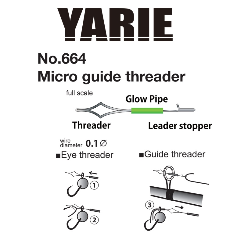 CROSETA YARIE JESPA MICRO GUIDE THREADER 2BUC/PLIC