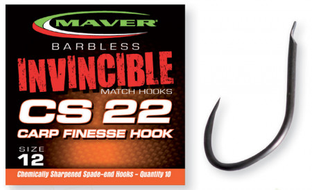 CARLIGE MAVER SERIA INVINCIBLE CS22 CARP FINESSE NR 12 F/BARBETA