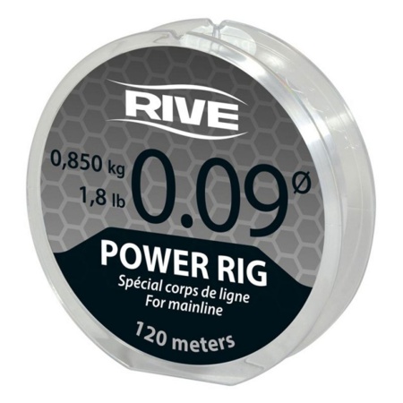 FIR MONOFILAMENT RIVE POWER RIG TRANSPARENT 0.10MM 120M