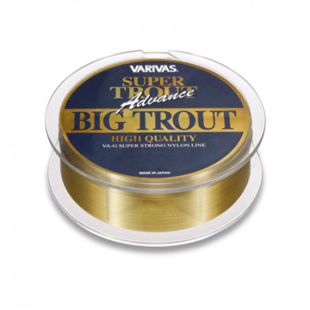 FIR MONOFILAMENT VARIVAS SUPER TROUT ADVANCE BIG TROUT NYLON 150M 0.235MM 10LB STATUS GOLD