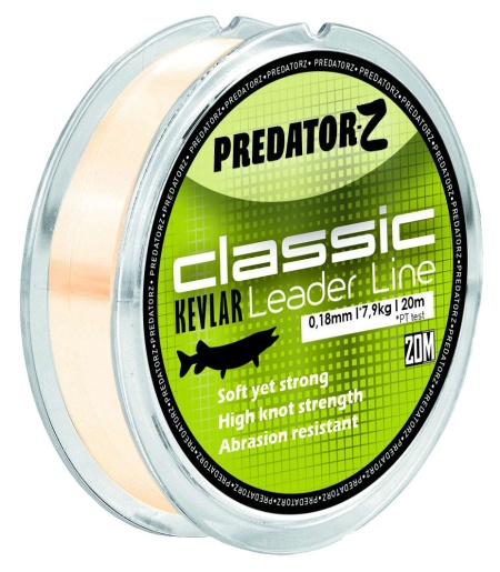 FIR PREDATOR Z CLASSIC KEVLAR LEADER 20M 0.30MM 22.0KG