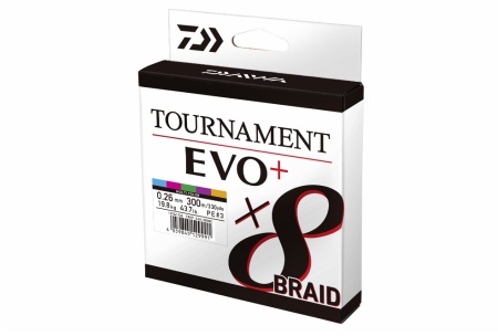 FIR TEXTIL DAIWA TN X8 BR. EVO+ 0.20MM / 18.0KG / 300M