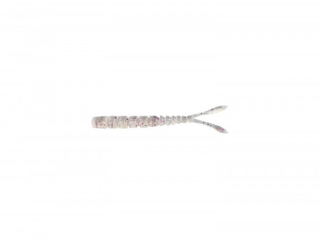GRUB MUSTAD AJI SPLIT TAIL 5CM CLEAR PURPLE GLITTER 12BUC/PL