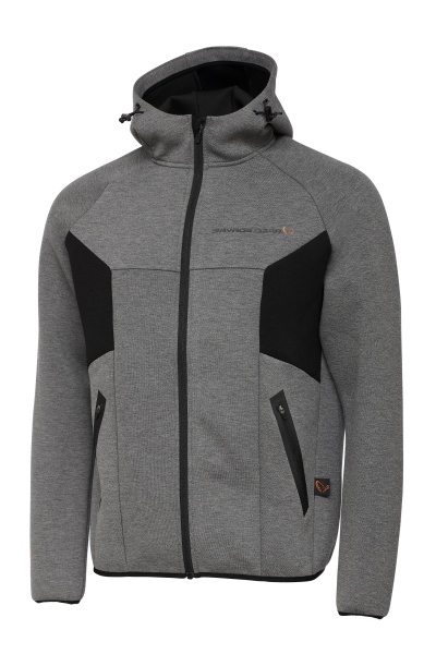 HANORAC SAVAGE GEAR TEC FOAM ZIP DARK GREY MELANGE MAR.XL