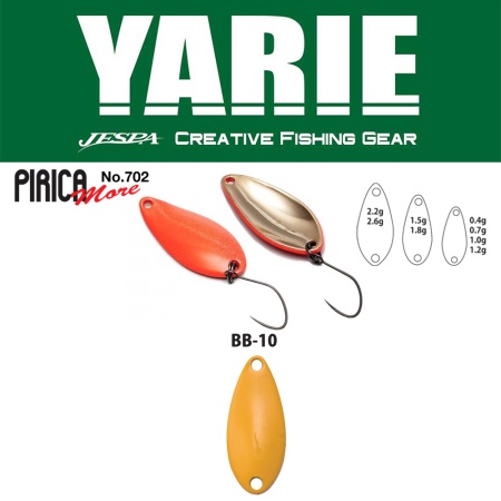 LINGURITA OSCILANTA YARIE JESPA 702 PIRICA MORE 1.0GR CULOARE BB10 MUSTARD
