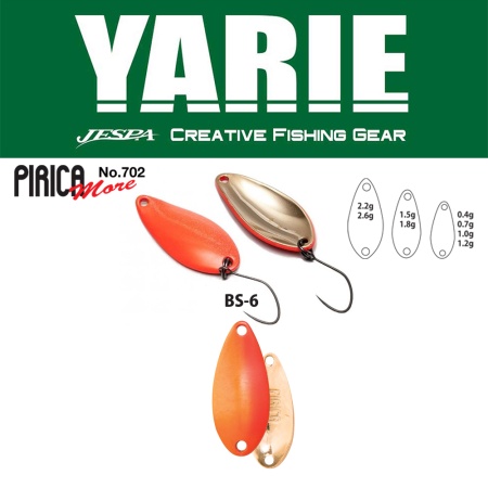 LINGURITA OSCILANTA YARIE JESPA 702 PIRICA MORE 1.8GR CULOARE BS-6 CANDY ORANGE