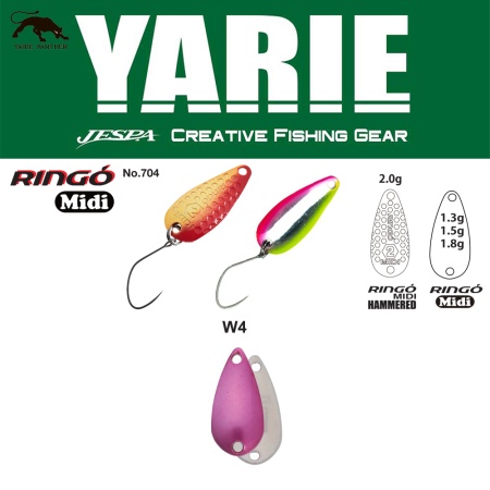 LINGURITA OSCILANTA YARIE JESPA 704 RINGO MIDI HAMMERED 2.0GR CULOARE W4 NORINORI PINK