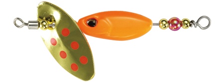 LINGURITA ROTATIVA DUO SPEARHEAD RYUKI SPINNER 3.5G 2CM 3.5GR ACC0590 FLUORESCENCE ORANGE