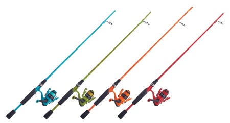 SET 12 LANSETE UGLY STIK POWER COLOUR PDQ 1.80M 5-25G + MULINETE POWER 20, 3 SETURI X 4 CULORI