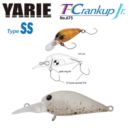 VOBLER YARIE JESPA 675 T-CRANKUP JR TYPE SS 2.8MM 2.1GR CULOARE C3 AKAYARI