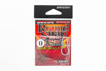 AGRAFA DECOY SN-17 ROUND SNAP PG POWER GRIP NR.0 24LBS 8BUC/PLIC