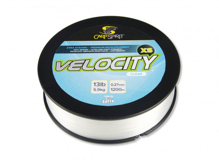 FIR MONOFILAMENT CARP SPIRIT VELOCITY XS (XTRA - STRONG) 1200M 0.27MM / CLEAR
