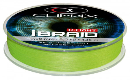 FIR TEXTIL CLIMAX IBRAID U-LIGHT CHARTREUSE 135M 0.06MM 4.5KG