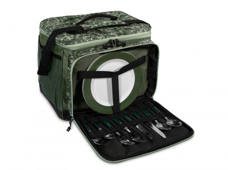 GEANTA TERMOIZOLANTA + SET DE TACAMURI DELPHIN FULLCOOL 29X29X39CM