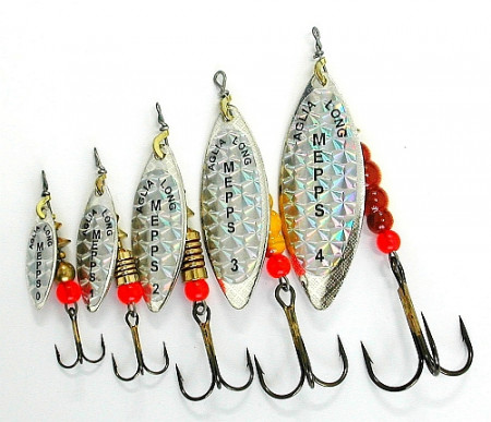 LINGURITA ROTATIVA MEPPS AGLIA LONG RAINBOW ARGINT 7,0G .