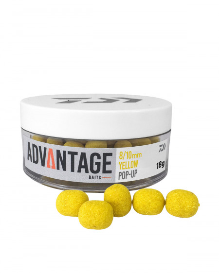 POP UP DAIWA ADVANTAGE BAITS YELLOW 6/8MM 18G