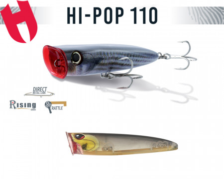 POPPER HERAKLES HI-POP 110 11cm 26gr Skull
