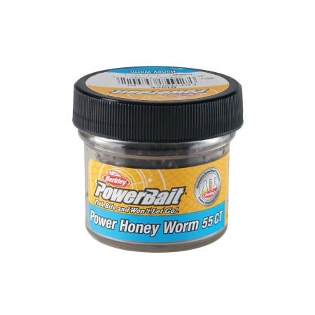 WORM BERKLEY POWERBAIT POWER HONEY WORM BLACK