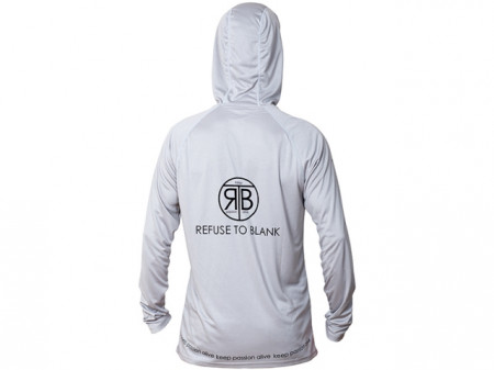 BLUZA UV HANORAC RTB UV LONG SLEEVE HOODIE UPF 50+ LIGHT GREY MARIMEA S