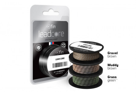 FIR DELPHIN LEADCORE / VERDE GRASS 5M 45LBS