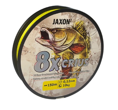 FIR TEXTIL JAXON CRIUS PE 8X FLUO 150M 0.18MM 19KG