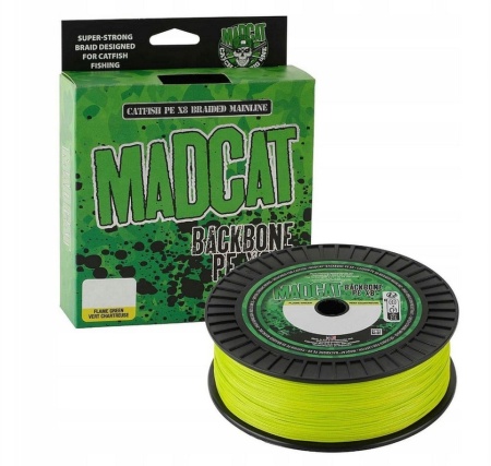 FIR TEXTIL MADCAT BACKBONE PE X8, CHARTREUSE 0.55MM 72.7KG 600M