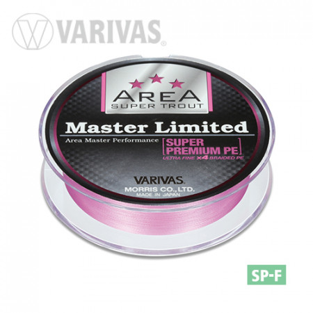 FIR TEXTIL VARIVAS X4 TROUT AREA MASTER LIMITED PE 75M 6.5LB TOURNAMENT PINK
