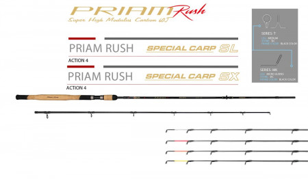 LANSETA COLMIC PRIAM RUSH SPECIAL CARP SX FEEDER 3.60M 60GR 2+3BUC