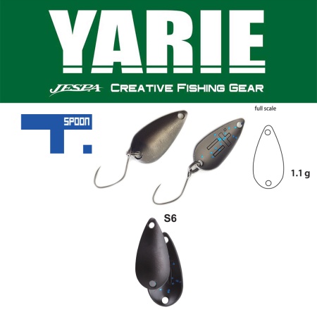 LINGURITA OSCILANTA YARIE JESPA 706 T-SPOON 1.1GR CULOARE S6 GANMETA JEWEL