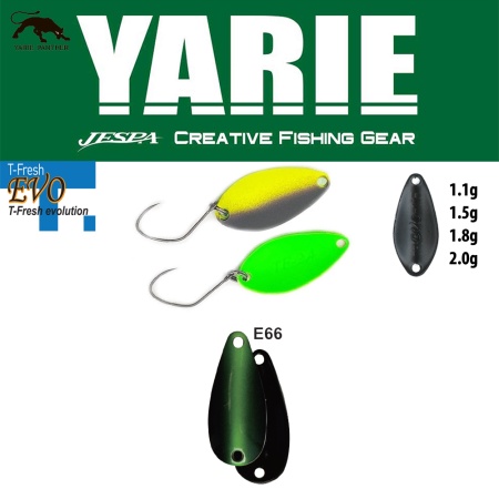 LINGURITA OSCILANTA YARIE JESPA 710T T-FRESH EVO 1.5GR CULOARE E66 FITS GREEN