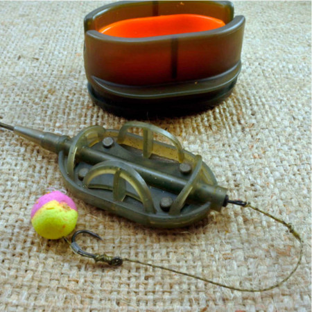 MOMITOR METHOD FEEDER ORANGE ROOMY FLAT DF5100 100GR