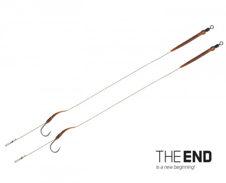 MONTURA DELPHIN THE END BOILIE RIG / 2BUC 20CM/25LBS/#2